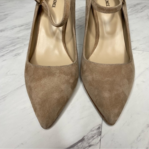 L’Agence Jolie Tan Suede Pointy Toe Pump 8 1/2 - Picture 11 of 15